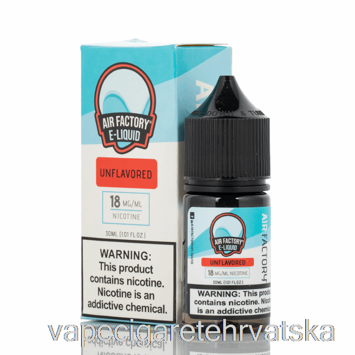 Vape Hrvatska Unflavored - Air Factory Soli - 30ml 36mg